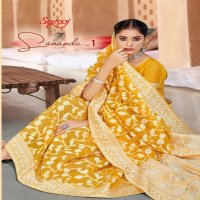 SAROJ SANANDA VOL 1 COTTON FANCY DESIGNER SAREES