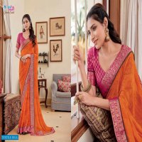 Vipul Green Card Wholesale Casual Ethnic Sarees