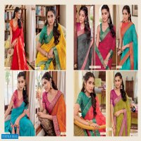 Vipul Green Card Wholesale Casual Ethnic Sarees