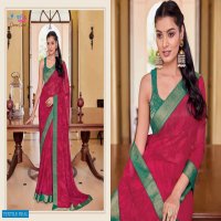 Vipul Green Card Wholesale Casual Ethnic Sarees