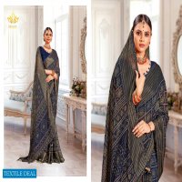Hrishi Swarna Wholesale 40 40 Chiffon Viscose Patta Sarees