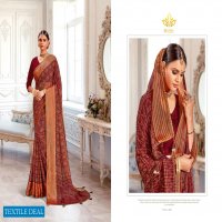 Hrishi Swarna Wholesale 40 40 Chiffon Viscose Patta Sarees