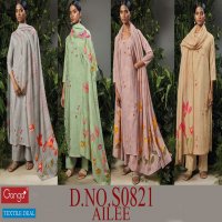 Ganga Ailee S0821 Wholesale Premium Cotton Work Salwar Kameez