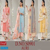 Ganga Auri S0901 Wholesale Premium Cotton Salwar Suits