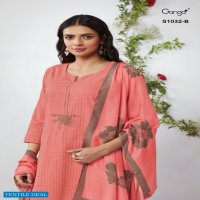 Ganga Mahonia S1032 Wholesale Premium Woven Embroidery Salwar Suits