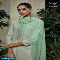 Ganga Orin S1084 Wholesale Premium Cotton Work Salwar Suits