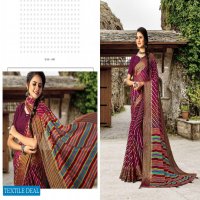 Hrishi Shimona Wholesale 40 40 Chiffon Indian Sarees