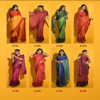 Ashima LP Ashima Wholesale Moss Chiffon Bandhani Print Sarees
