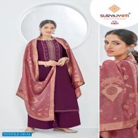 Suryajyoti Pasoori Vol-1 Wholesale Jaam Satin With Neck Work Dress Material