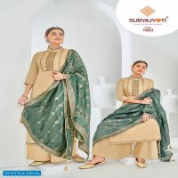 Suryajyoti Pasoori Vol-1 Wholesale Jaam Satin With Neck Work Dress Material