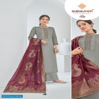 Suryajyoti Pasoori Vol-1 Wholesale Jaam Satin With Neck Work Dress Material