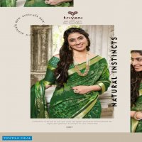 Triveni Naari Wholesale Cotton Printed Indian Sarees