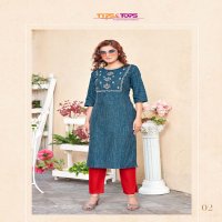 Tips And Tops Splash Vol-2 Wholesale Casual Wear Cotton Kurtis