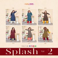 Tips And Tops Splash Vol-2 Wholesale Casual Wear Cotton Kurtis