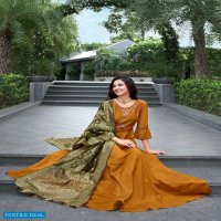 Anju Haseen Pal Vol-8 Wholesale Designer Gown With Dupatta