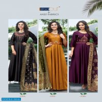 Anju Haseen Pal Vol-8 Wholesale Designer Gown With Dupatta