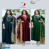 Anju Haseen Pal Vol-8 Wholesale Designer Gown With Dupatta
