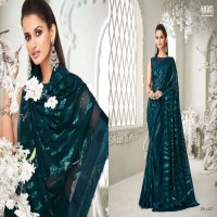 TFH SPARKLE VOL 2 6401-6416 SERIES GEORGETTE FANCY SARIS WHOLESALER