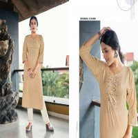 KALAROOP DAIKIN FANCY SIMPLE READYMADE KURTI WHOLESALER