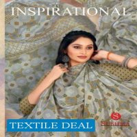 SUSHMA INSPIRATIONAL CREPE PRINT UNIFORM SAREES