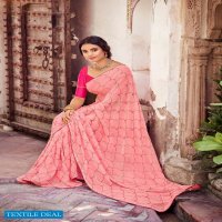 KASHVI CREATION AAKRUTI VOL 2 GEORGETTE GOLD PRINTED DESIGNER SAREE