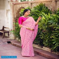 KASHVI CREATION AAKRUTI VOL 2 GEORGETTE GOLD PRINTED DESIGNER SAREE