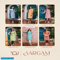 YOU BY WANNA SARGAM 4 NEW SUPER FANCY KURTI WITH PANTS