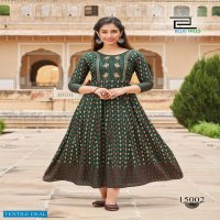 BLUE HILLS UP TO DATE VOL 15 FANCY RAYON LONG ANARKALI KURTI