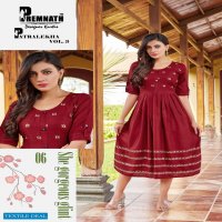 Premnath Patralekha Vol-3 Wholesale Anarkali Kurtis Catalogs