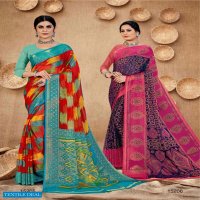 Saroj Khushi Georgette Vol-2 Wholesale Soft Brasso Sarees