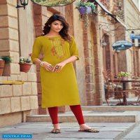 Parra Gulabo Vol-1 Wholesale 14 Kg Reyon Long Kurtis Catalogs