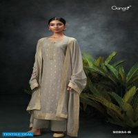 Ganga Rangoon S0954 Wholesale Premium Bemberg Silk With Work Salwar Suits