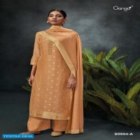 Ganga Rangoon S0954 Wholesale Premium Bemberg Silk With Work Salwar Suits