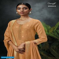 Ganga Rangoon S0954 Wholesale Premium Bemberg Silk With Work Salwar Suits