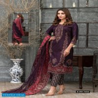 Hala Zafira Heavy Dupatta Wholesale Karachi Print Dress Material