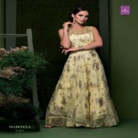 TZU MADONNA 1001 TO 1003 ORGENZA NEW AND MODERN STYLE INDO WESTERN CATALOG