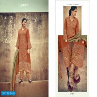 Jay Vijay Dilnaz Wholesale Pure Moga Silk With Work Salwar Suits