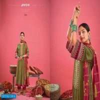 Jay VIjay Paridhaan Wholesale Pure Moga Silk With Work Salwar Suits
