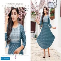 Kinti Laheriya Wholesale Short Anarkali Kurtis
