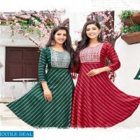 Kinti Laheriya Wholesale Short Anarkali Kurtis