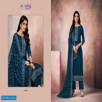 CHRISTINA BY VIPUL CHINNON EMBROIDERY WORK PARTY WEAR SUIT SUPPLIER