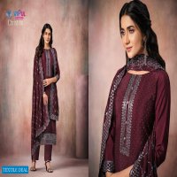 CHRISTINA BY VIPUL CHINNON EMBROIDERY WORK PARTY WEAR SUIT SUPPLIER