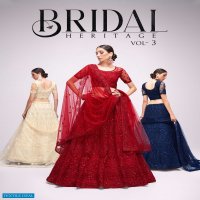 ALIZEH BRIDAL HERITAGE VOL 3 EXCLUSIVE BEAUTIFUL NET DESIGNER WORK LEHENGA
