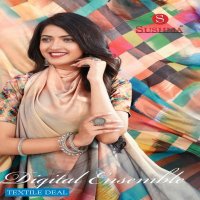 DIGITAL ENSEMBLE BY SUSHMA SATIN DIGITAL PRINTED FANCY SAREE