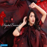 DIGITAL ENSEMBLE BY SUSHMA SATIN DIGITAL PRINTED FANCY SAREE