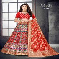 Rama Raazi 11059 To 11068 Wholesale Banarasi Meenakari lehengas Choli