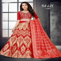 Rama Raazi 11059 To 11068 Wholesale Banarasi Meenakari lehengas Choli