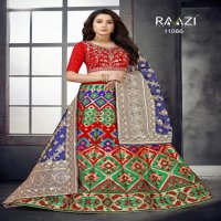 Rama Raazi 11059 To 11068 Wholesale Banarasi Meenakari lehengas Choli