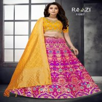 Rama Raazi 11059 To 11068 Wholesale Banarasi Meenakari lehengas Choli