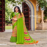 VINAMRA NANDANI SILK VOL 1 3D SATTIN PATTA SAREE WHOLESALE